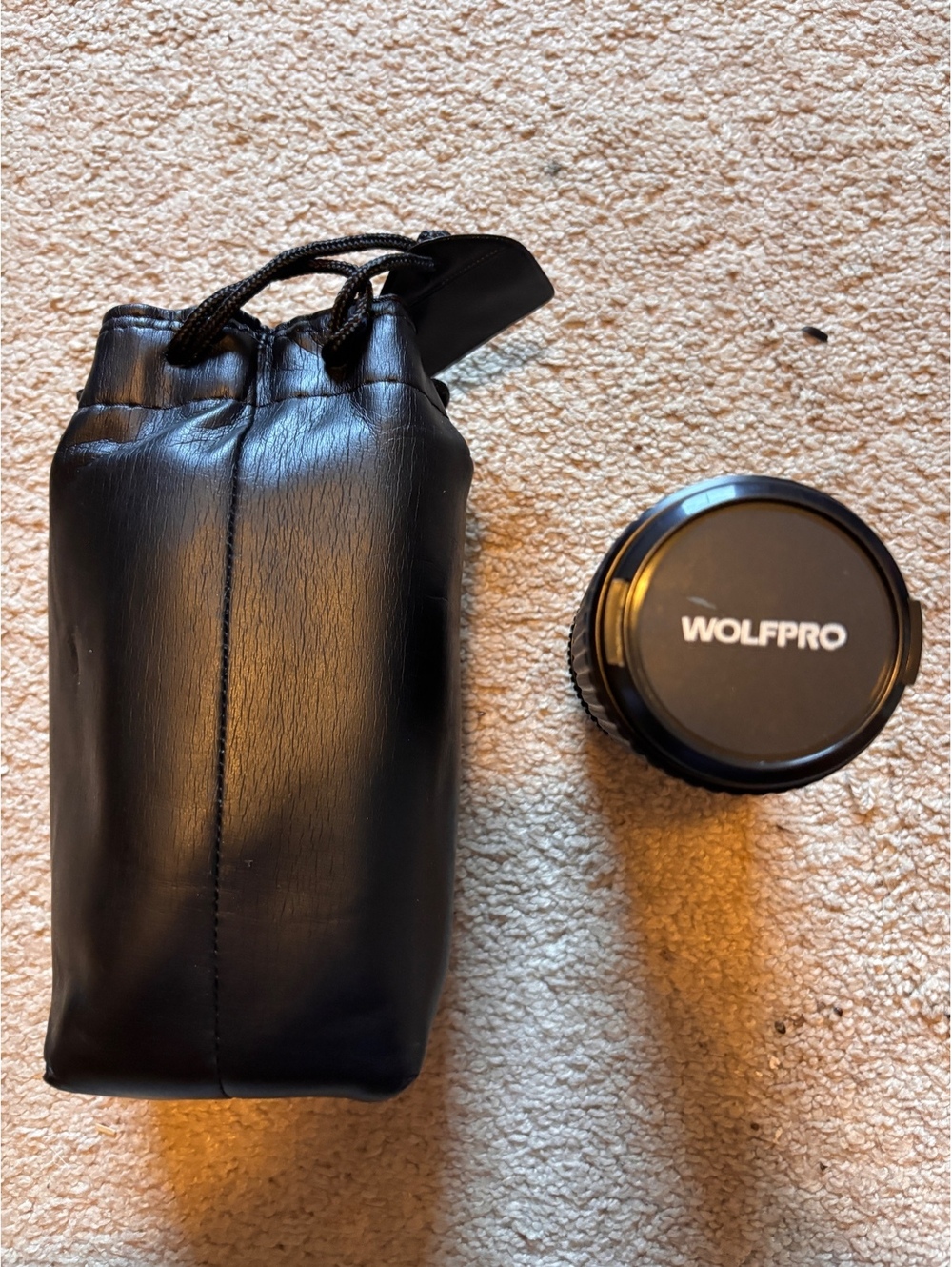 WolfPro MC Auto Macro Zoom 75-200mm f/4.5 Vintage Camera Lens w/ Case & Manual